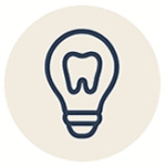 Icon Lightbulb tooth